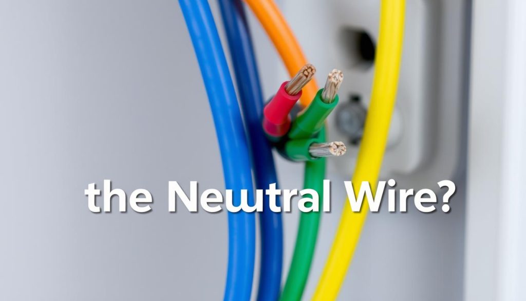 A detailed close-up image of the color-coded wiring of an electrical system, showcasing the different wire insulation colors used to identify the phase, neutral, and ground conductors. The wires are neatly arranged against a clean, well-lit background, with a shallow depth of field to emphasize the intricate details. The lighting is soft and diffused, creating a professional, technical atmosphere. The focus is on clearly displaying the color coding, which is the central subject, without any distracting elements. The image should provide a clear visual reference to help identify the neutral wire in an electrical circuit, supporting the "How to Identify the Neutral Wire?" section of the article.